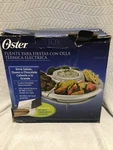 Oster White Party Serving Platter W/electric Warming Pot #TSP200 New Damage Box. Fixed Price $42.55.