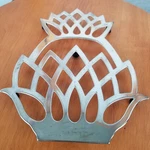 Pineapple Trivet Silver Plate Italian Housewarming Gift. Fixed Price $19.90.