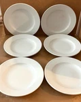 (6) Williams-sonoma Everyday White 7 1/8" Salad Set Of Plates. Fixed Price $60.00.