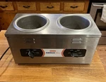 Nemco 6120A 4QT Counter Twin Soup Sauce Topping Warmer 115 Volt Works Great. Fixed Price $179.50.