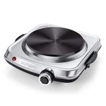 Sunavo 1500W Electric Single Burner Hot Plate Silver Portable Cooktop. Fixed Price $31.99.
