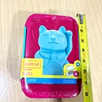 Mustard Lucky Cat Lunch Box Bento Bpa Free Pink Blue Kawaii Food Container. Fixed Price $34.99.