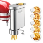 Metal Gourmet Pasta Press Attachment For Kitchenaid Stand Mixer, Maker .... Fixed Price $139.99.