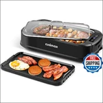 Cusimax Electric Smokeless Indoor Grill, 1500W, 2-IN-1 Korean Bbq, Led Display. Fixed Price $243.54.