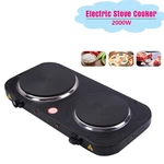 Portable Hot Plate Electric Stove Cooktop Double Burner 2000W For Cooking. Fixed Price $28.89.