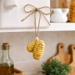 Gnocchi Pasta Ornament Handmade Clay Italian Food Kitchen Decor Lover. Fixed Price $25.00.