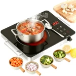 1800W Camping Electric Cooktop 8" Single Burner Ceramic Stove W/ Handle 110V. Fixed Price $53.99.