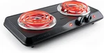 Ovente Electric Countertop Double Burner, 1700W Cooktop With 6" And 5.75". Fixed Price $25.36.