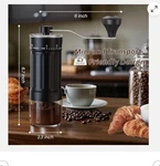 Manual Coffee Grinder With 40 External Adjustments, 30G Capacity Hand-crank. Fixed Price $23.99.