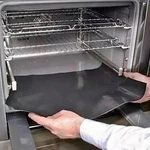 2 Pack Non Stick Oven Liner Mats Reusable Bottom Protector For Gas Electric. Fixed Price $13.00.