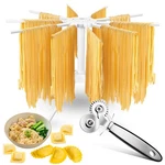 Foldtier Pasta Drying Rack And Cutter Wheel Ravioli Roll.... Fixed Price $28.99.