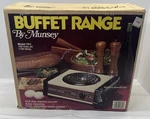 Vintage Munsey Buffet Range Single Full Size Electric Burner 1100 Watt Model 701. Fixed Price $31.99.