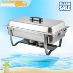 New 8QT Classic Chafer Folding Stand Buffet Server Stainless Steel. Fixed Price $56.66.