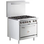 Liquid Propane Burner 36" Range With Standard Oven - 210,000 Btu. Fixed Price $1586.53.