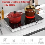 Electric Infrared Cooktop 2 Burner Portable Stove 110V Plug-in. Fixed Price $112.48.