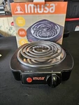 Imusa GAU-80305 1100W Single Electric Burner Hot Plate Black. Fixed Price $10.00.