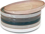 Ceramic Flat Set ,microwave, Oven And Dishwasher Safe,kitchen. Fixed Price $39.99.