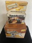 Marcato Atlas 150 Pasta Machine W/ Bike, Pappardelle & Ravioli Attachment. Fixed Price $79.00.