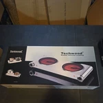 Techwood Electric Stove Double Infrared Cooktop ES-3201C. Fixed Price $39.99.