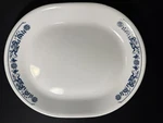 Corelle Old Town Blue Onion Corning Meat Plate 12-1/4". Fixed Price $18.00.