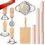 Ckhoid 9 Gnocchi Pasta Making Tools Kit With Wood Pcs, Natural. Fixed Price $22.98.