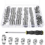 120PCS Hose Assortment, Stainless Steel Clamps Kit 1/4" 2"(6-51. Fixed Price $40.51.