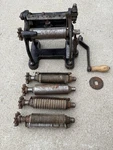Antique Vintage Vitantonio Cast Iron Pasta Maker With 4 Rollers & Hand Crank. Fixed Price $95.00.
