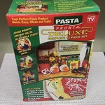Pasta Pronta Deluxe 12PC Spaghetti Maker/cooker W/ Hand Blender & Book. Fixed Price $31.99.