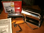 My Perfect Kitchen Manual Pasta Machine Chrome Plated Steel W Instructions Iob. Fixed Price $19.95.