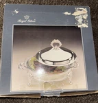 Regal Silver Plated 2 Qt Duo Server Vintage Sealed Contents Open Box New. Fixed Price $9.00.
