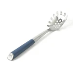Edge Pasta Server Tool Navy Blue With Rubber Kitchen Turner. Fixed Price $24.95.