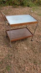 Vtg Salton Hotable Hotray 2 Tier Heated Serving Bar Cart H-158S 1960'S Mcm. Fixed Price $99.99.