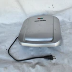 George Foreman 4-SERVING Removable Plate & Panini Grill Platinum Nonstick Tested. Fixed Price $23.63.