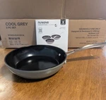 Nuwave Duralon Blue 8" & 10" Two-piece Fry Pan Set Cool Grey. Fixed Price $89.00.