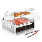 Vevor Electric 30 Hot Dog 11 Roller Grill Cooker Machine Backsplash Shelf 1650W. Fixed Price $169.90.