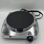 Brentwood Electric 1000W TS-337 Single Warming Hotplate W/ Chrome Finish Tested. Fixed Price $18.00.