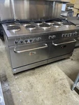Electric Stove With Ovens.cpg Brand New 220VOLTS 3 PHASE.10 Burners. Fixed Price $3600.00.