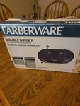 Farberware HP202-D11 1500W Double Burner Electric Cooktop Black. Fixed Price $31.73.