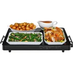Party Buffet Warming Tray - 21 X 16 Glass Top Adjustable Heat. Fixed Price $74.99.
