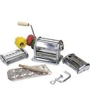 Pasta Maker Machine By Imperia- Deluxe Set W 2 Attachments Rolling Pin. Fixed Price $99.99.