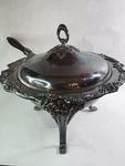 Htf Vintage Reed And Barton King Francis Chafing Dish,. Fixed Price $399.95.