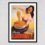 Italian Pasta Vintage Posters Italy Food Art Retro Kitchen Decor. Fixed Price $19.99.