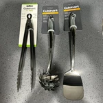 Cuisinart Stainless Steel Utensil Lot 3 Pcs Brand New Turner Tongs Pasta Server. Fixed Price $39.99.