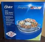 Oster Buffet Server Party Starter Multiple Compartments Lazy Susan Turntable. Fixed Price $34.99.