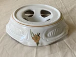 Vintage Ceramic Cal Original Chafing Soup Tureen Warmer - Base Only Floral. Fixed Price $15.00.