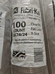 Fabri-kal LKC16/24 Clear Pet Flat Lid X-slot Fits 16OZ 24OZ Cups 600. Fixed Price $19.95.