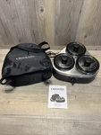 Crock Pot Little Triple Dipper Warmer Portable Travel Bag 16 Oz X 3 Stainless. Fixed Price $49.95.