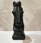 Black Ceramic Horse Head Bust Sculpture Matte Contemporary Decor. Fixed Price $59.00.