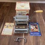 Marcato Atlas Deluxe Model 150 Hand Crank Pasta Noodle Maker Machine Box * Clean. Fixed Price $55.00.