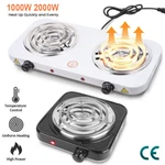 Portable Electric Single Double Burner Stove Hot Plate 1KW 2000W Cooktop Cooking. Fixed Price $17.00.
